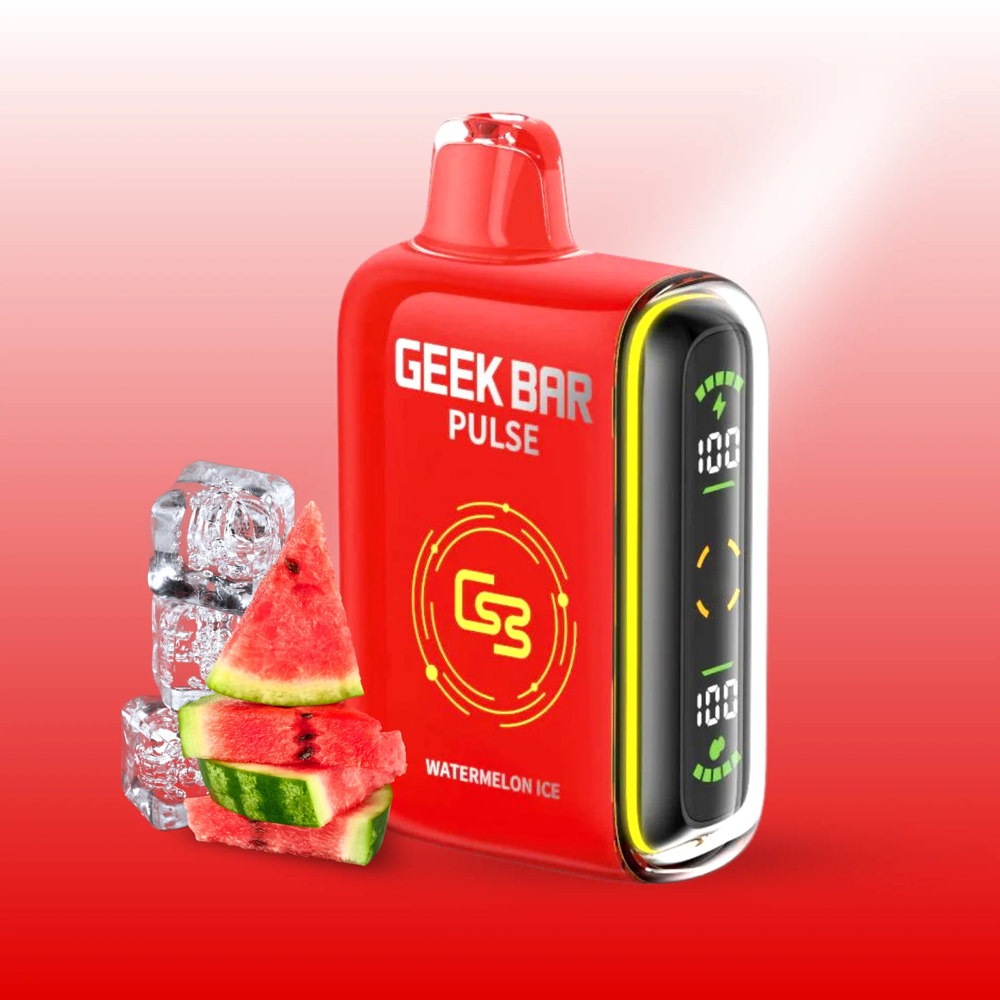 Watermelon Ice Geek Bar No Nicotine Watermelon Ice Geek Bar Pulse Patriot  Edition Geek Bar Pulse - Blueberry Watermelon Vape | Lou Square